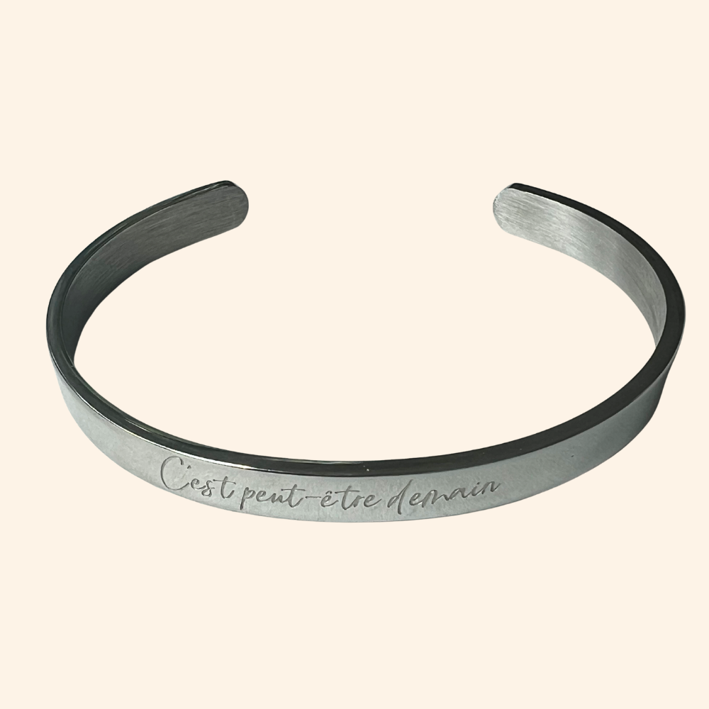 Bracelet Adjoà · C'est peut-être demain · Largeur 6mm