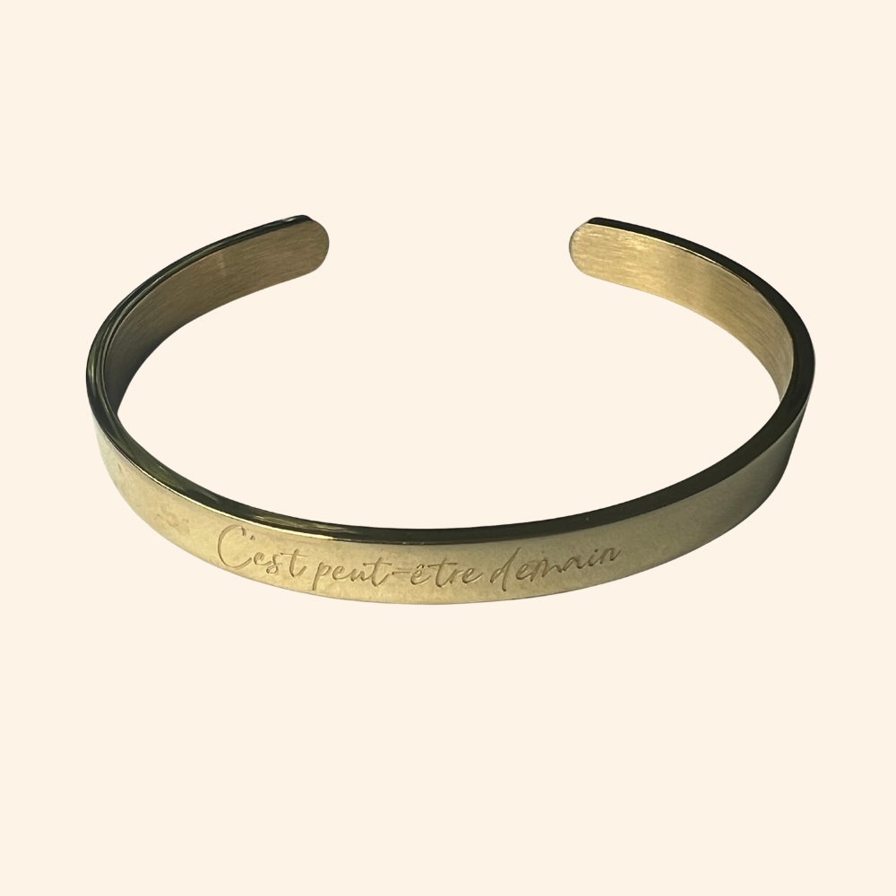 Bracelet Adjoà · C'est peut-être demain · Largeur 6mm