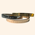 Bracelet Adjoà · Je choisis de croire avant de voir · Largeur 8mm